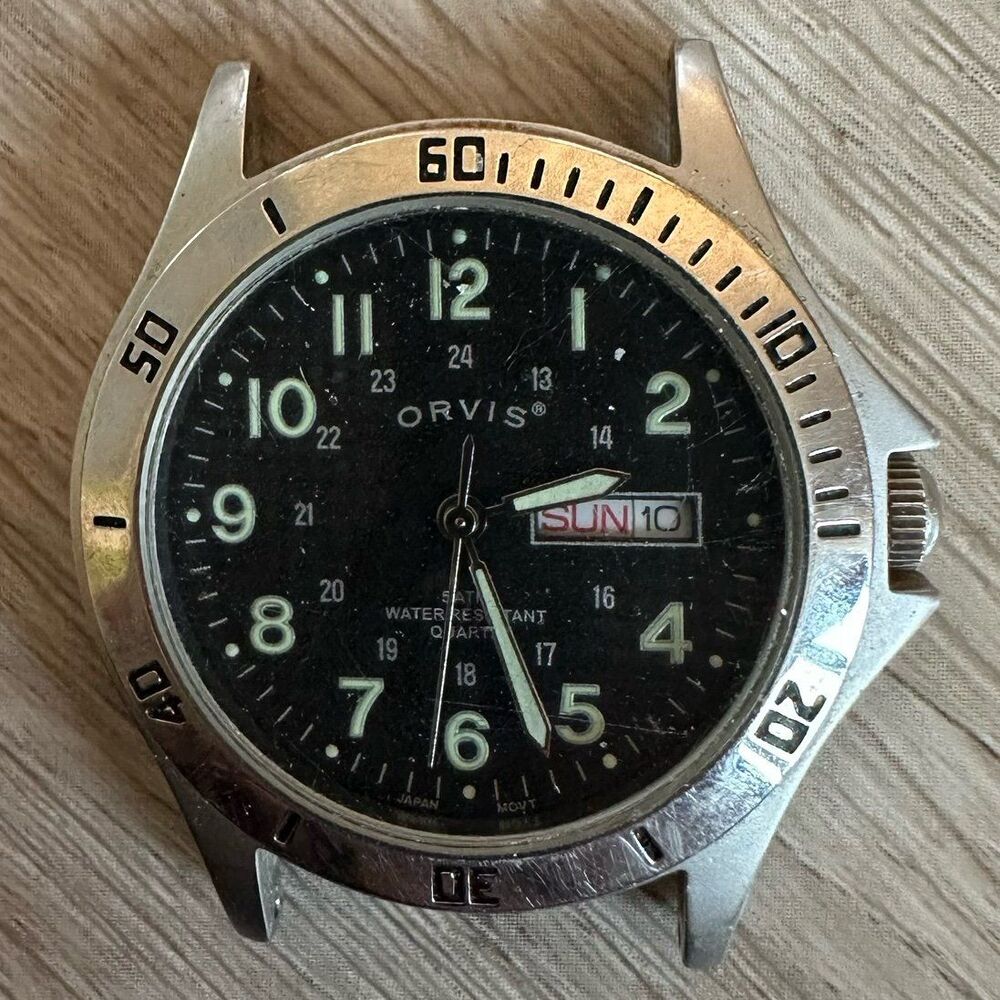 Orvis Men’s Briar Haven Field Watch 59AC-0000 - No Strap - Needs Battery